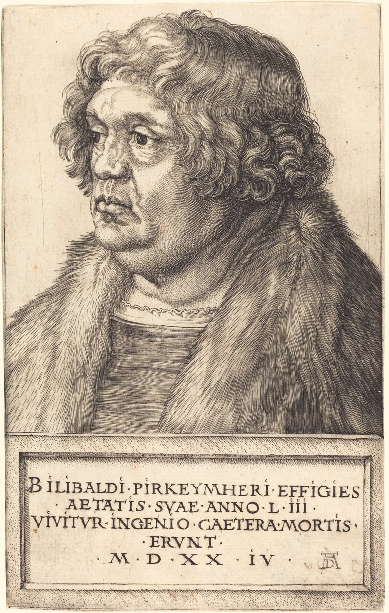 Willibald Pirckheimer de Albrecht Dürer