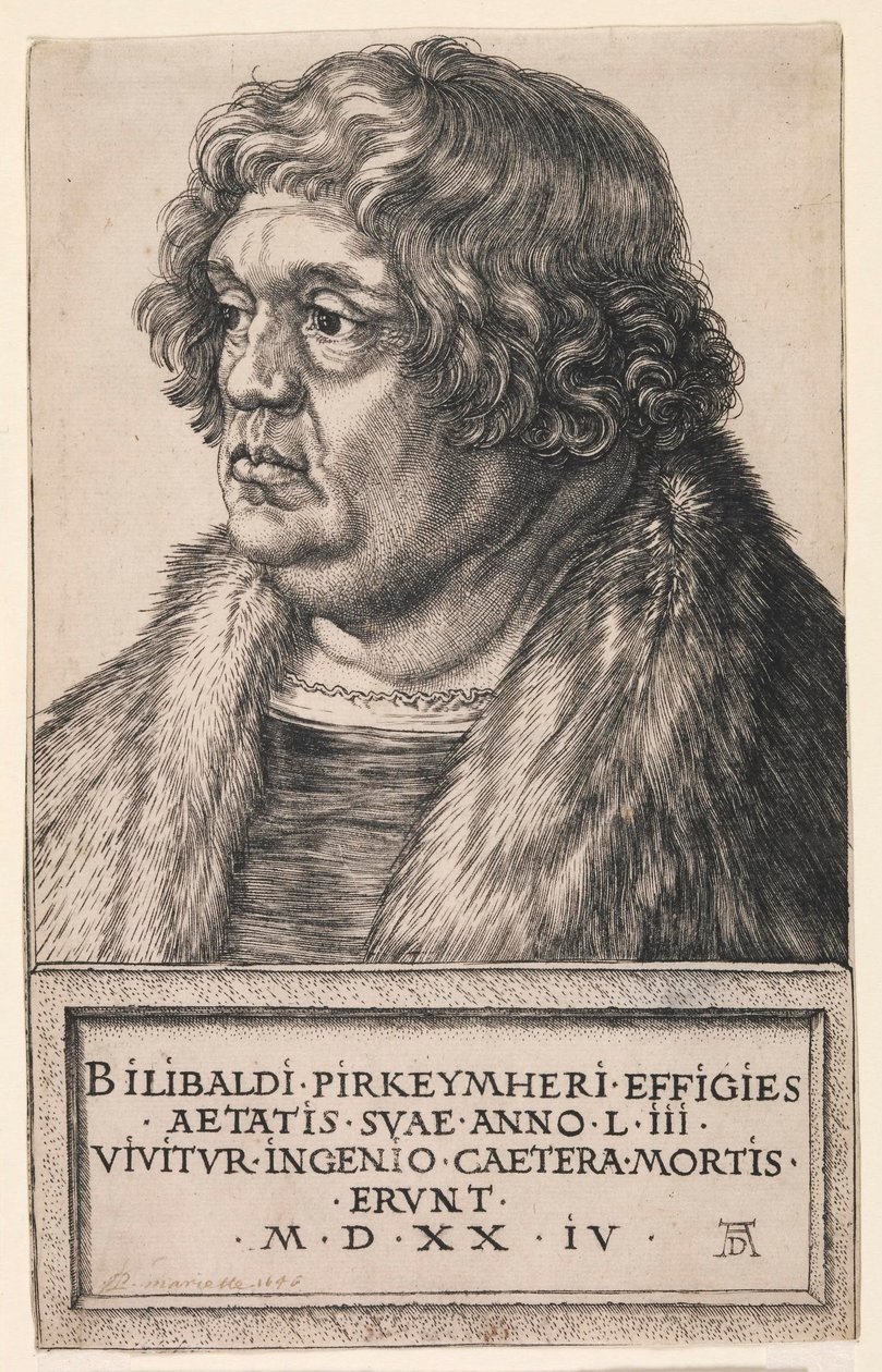 Willibald Pirckheimer de Albrecht Dürer