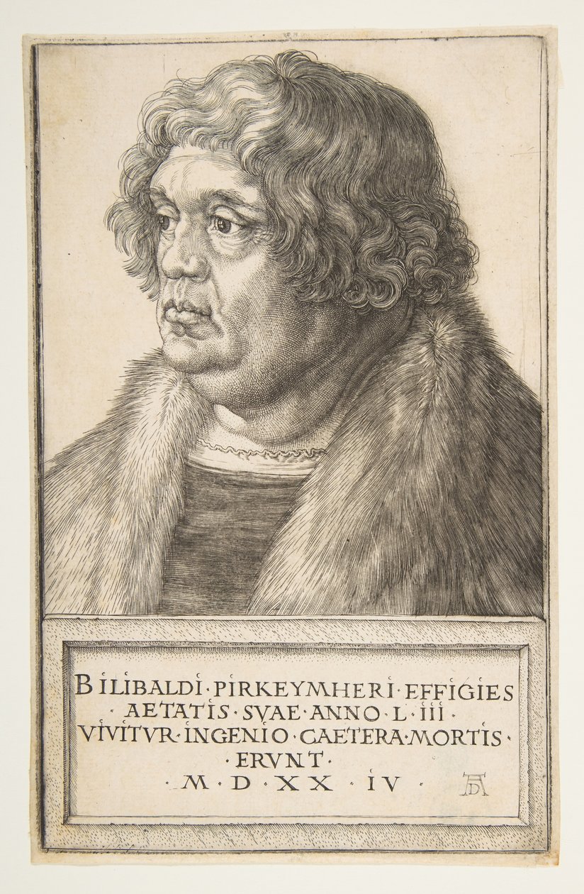 Willibald Pirckheimer, 1524. de Albrecht Dürer