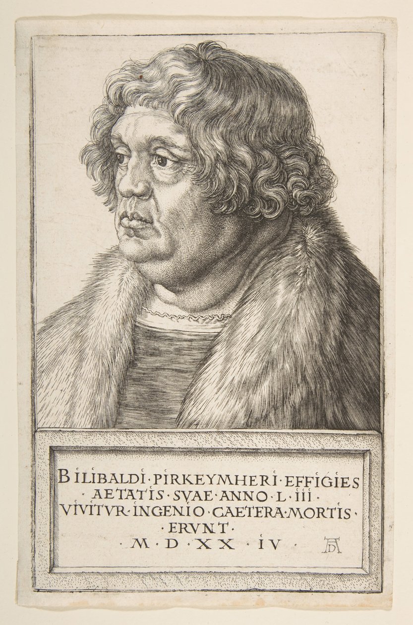 Willibald Pirckheimer, 1524. de Albrecht Dürer