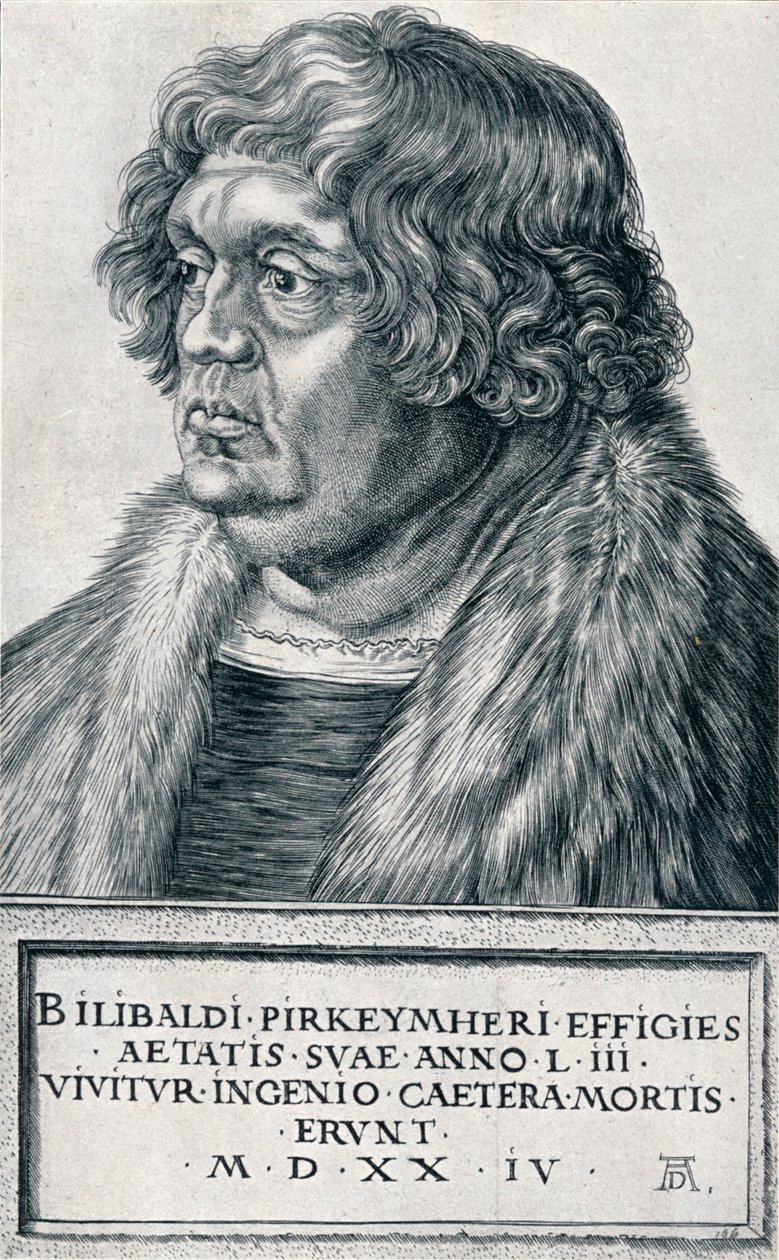 Willibald Pirckheimer, 1524 1906 de Albrecht Dürer