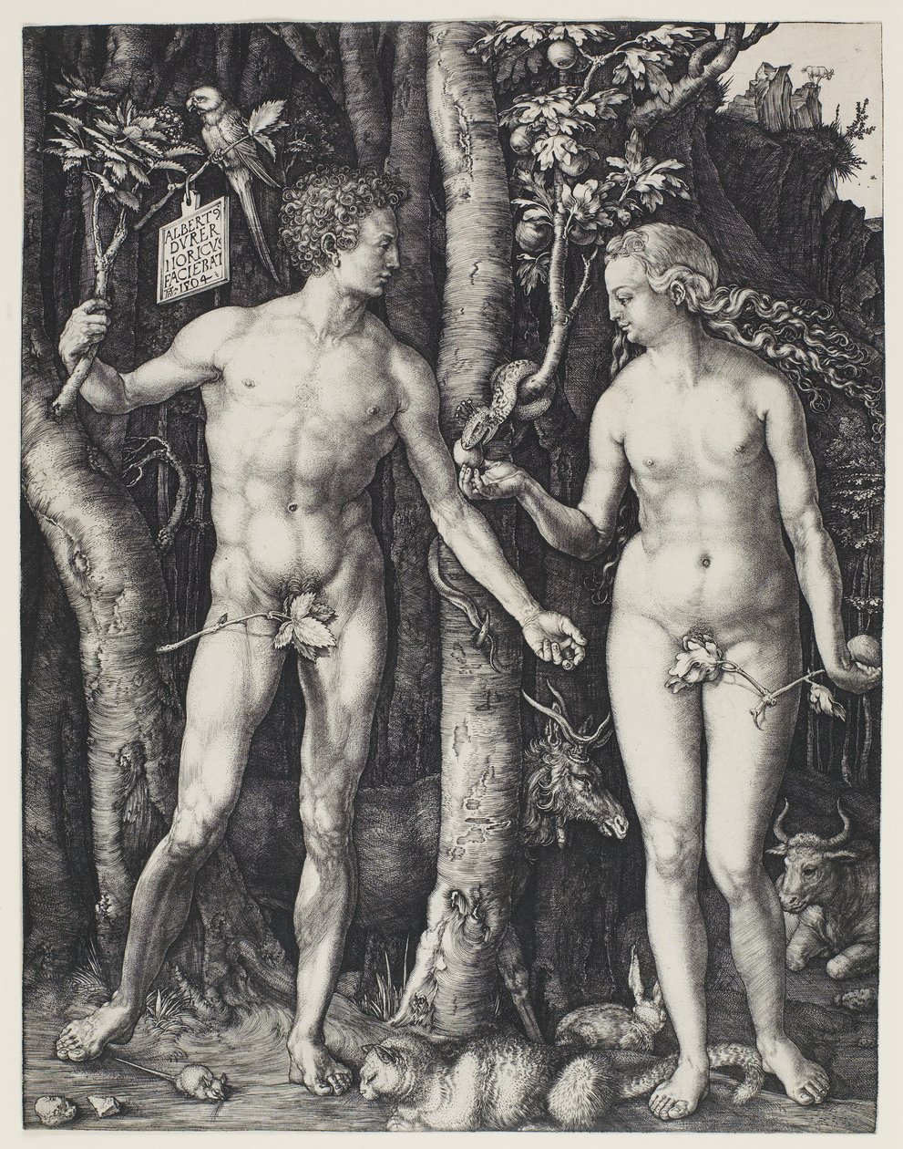 Adão e Eva de Albrecht Dürer