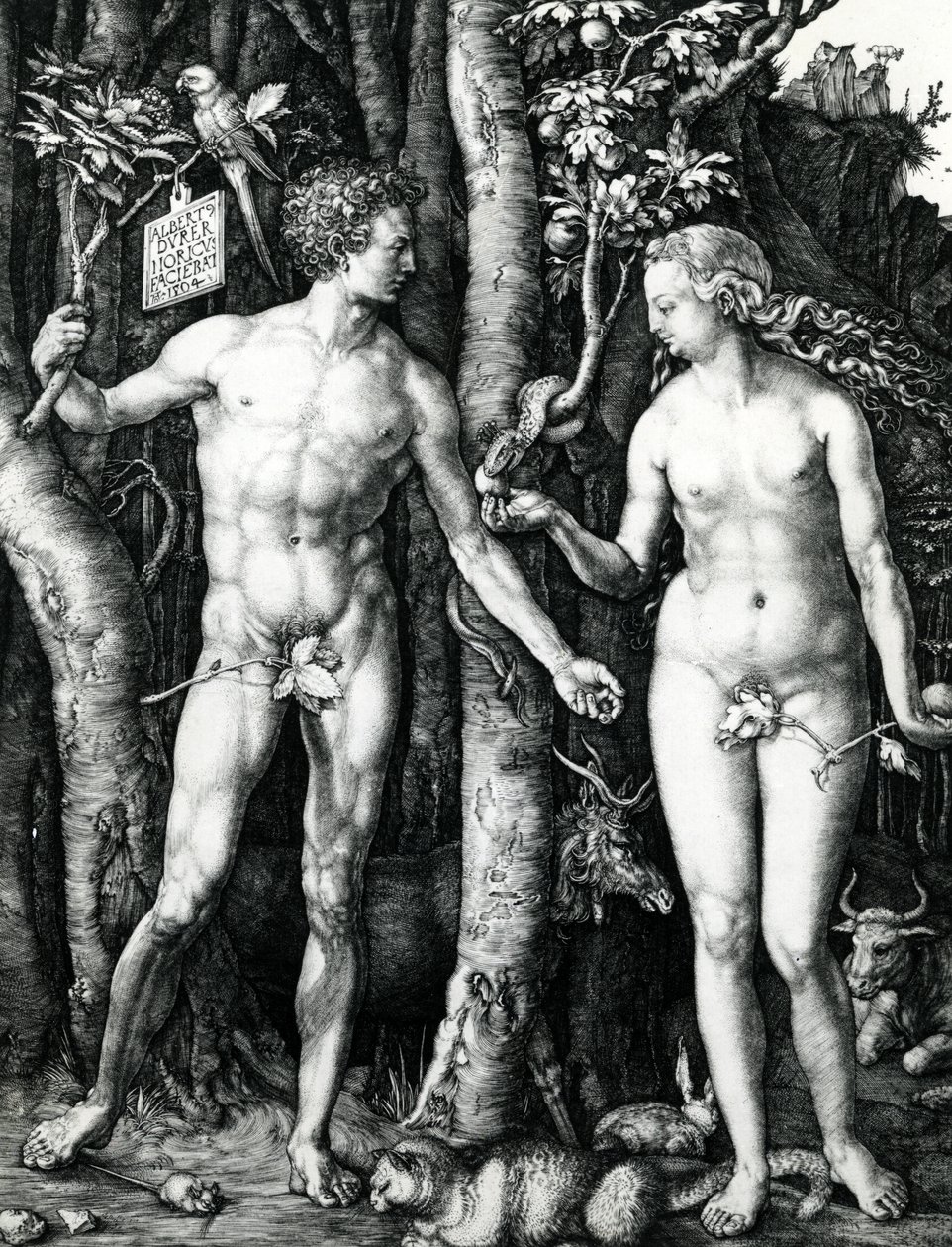 Adão e Eva de Albrecht Dürer