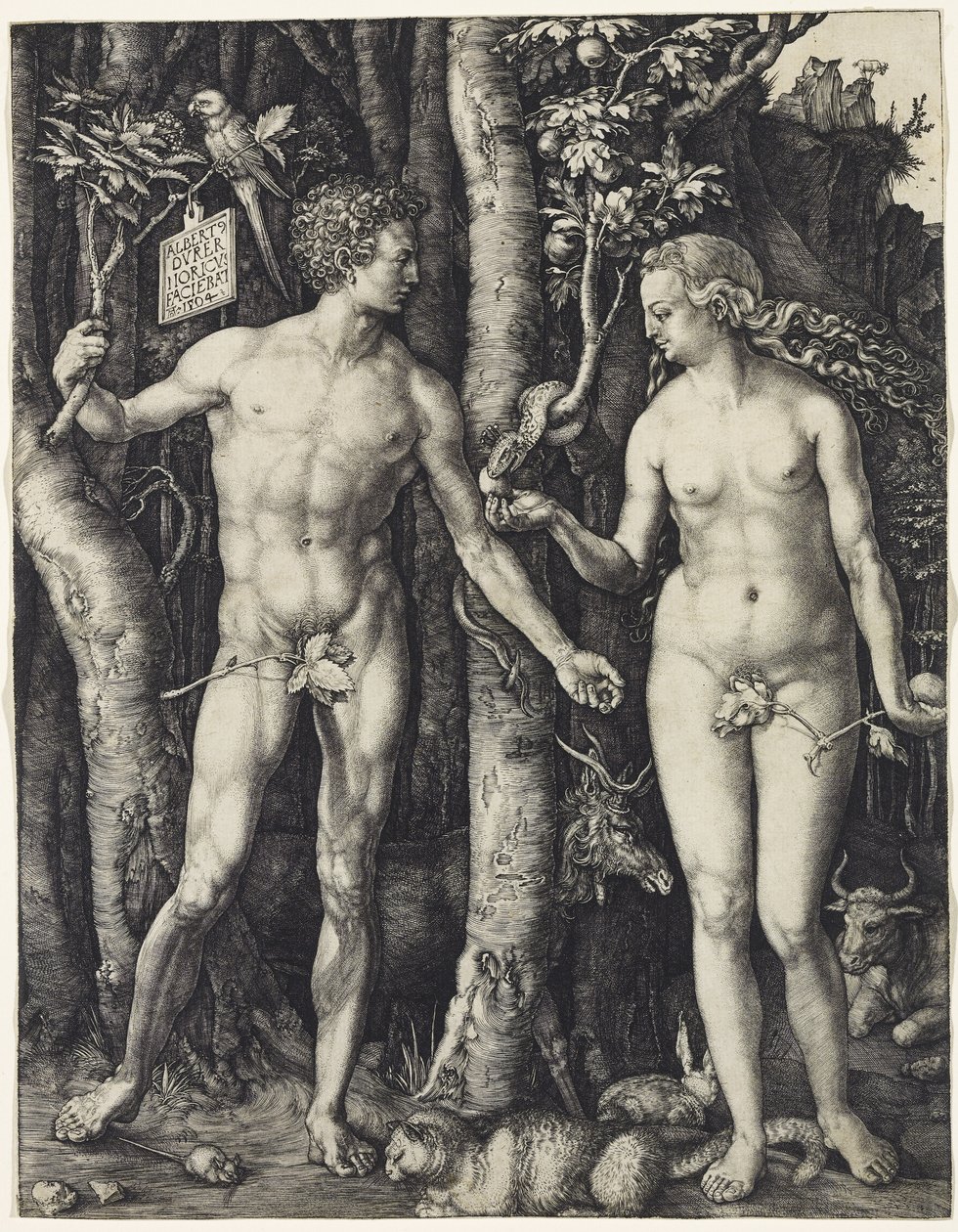 Adão e Eva de Albrecht Dürer