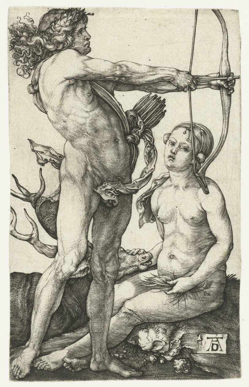 Apolo e Diana de Albrecht Dürer or Duerer
