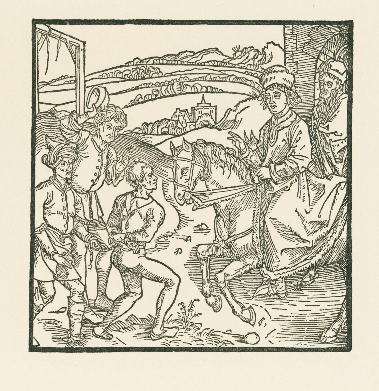 Catonet redime um malfeitor da forca de Albrecht Dürer or Duerer