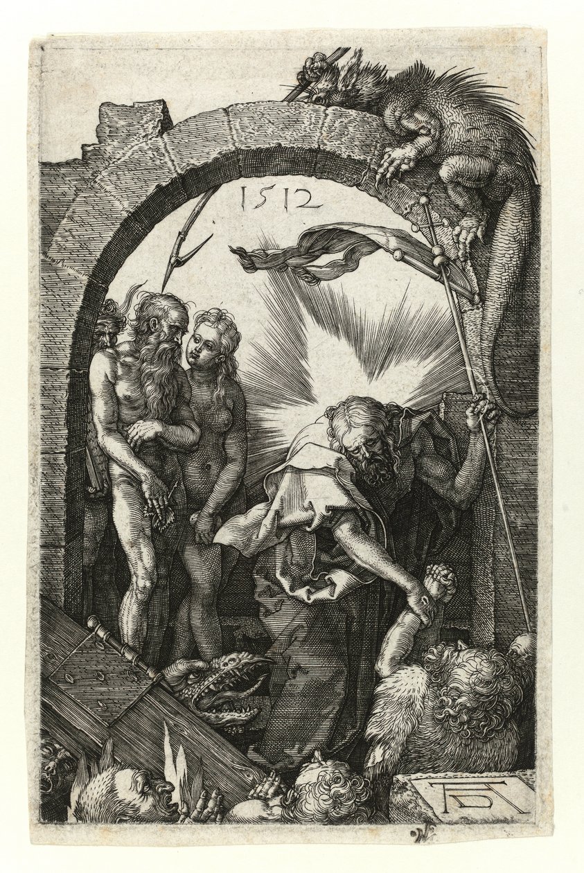 Cristo no Limbo (com Adão e Eva) de Albrecht Dürer