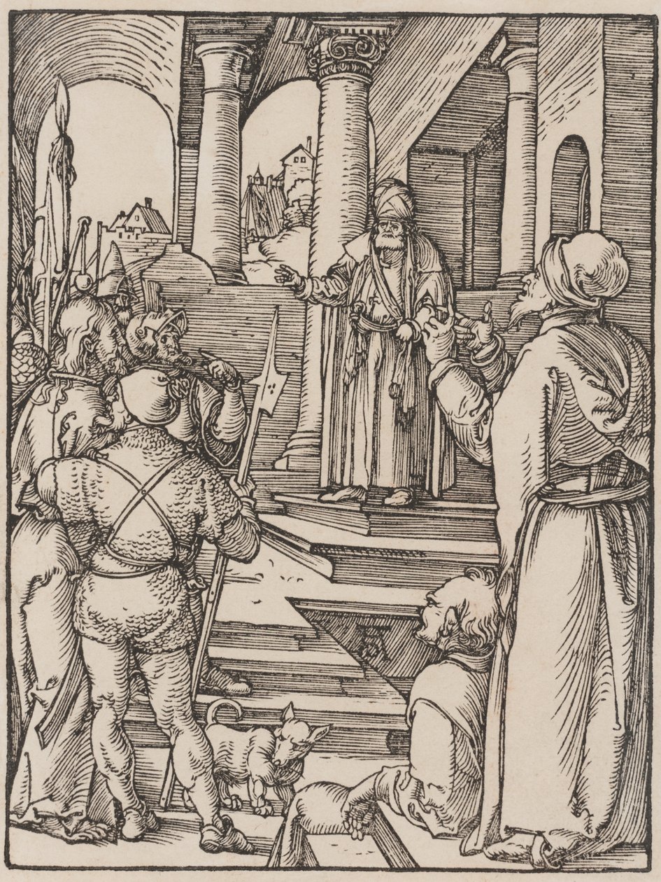 Cristo antes de anás de Albrecht Dürer