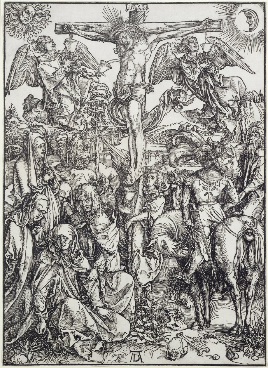 Cristo na Cruz (A Grande Paixão) (gravura) de Albrecht Dürer