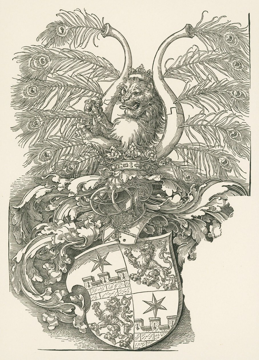 Brasão de armas de Roggendorf de Albrecht Dürer or Duerer