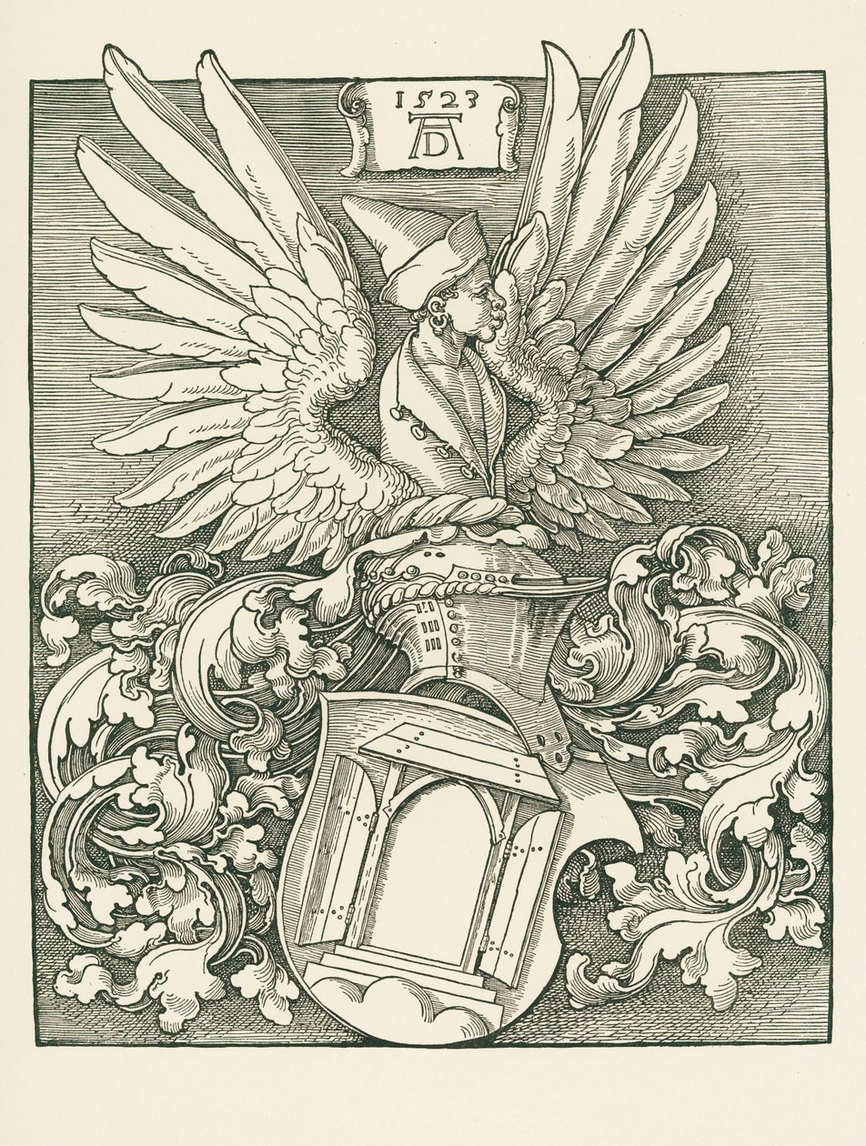 Brasão de armas da Casa de Duerer de Albrecht Dürer or Duerer