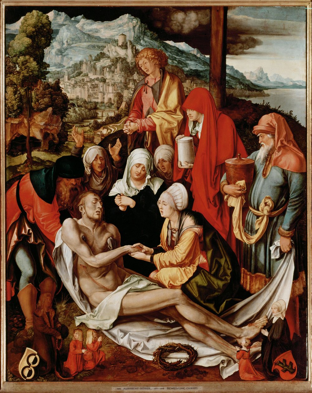 Deploração (pintura sobre tela) de Albrecht Dürer or Duerer