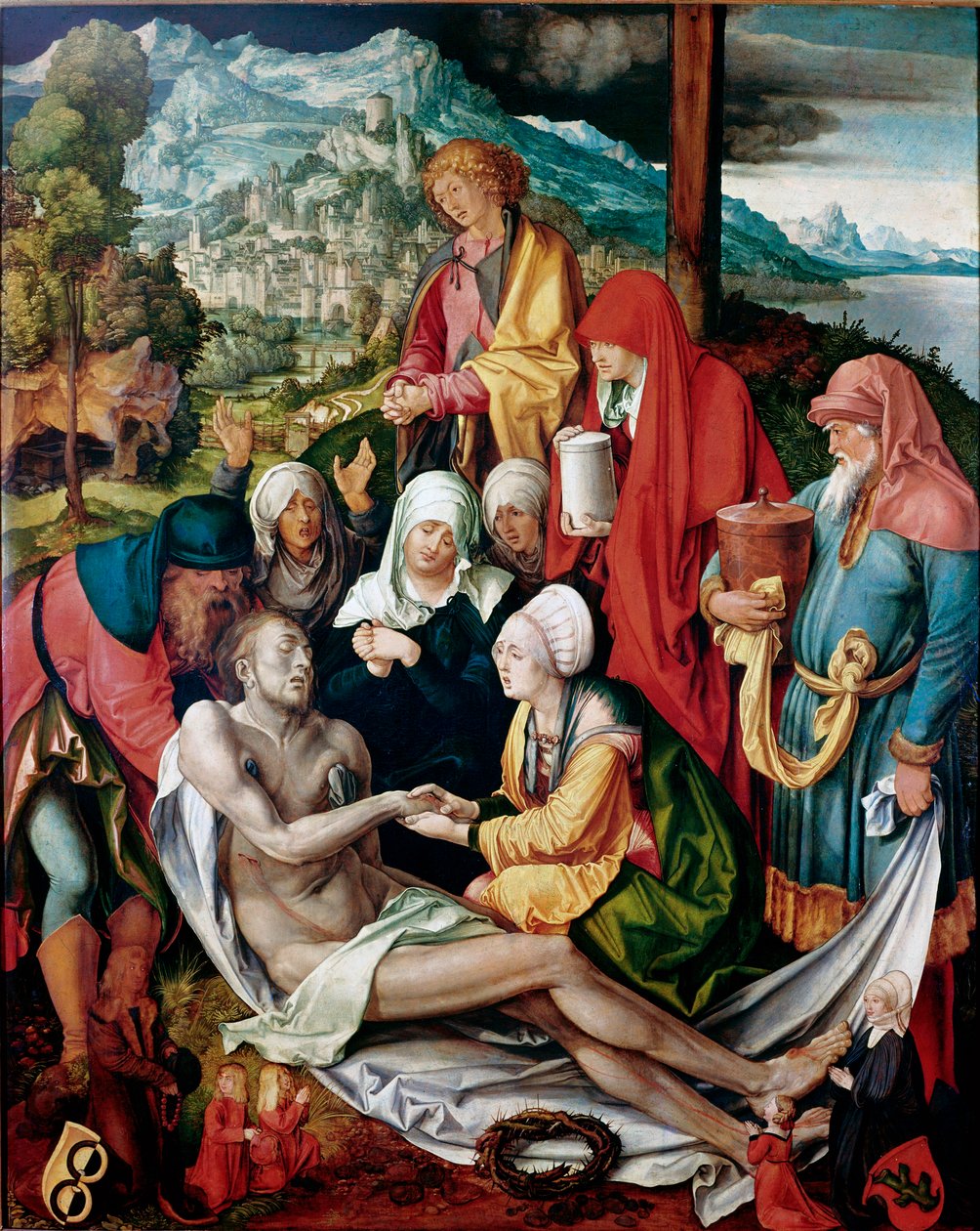 Deposition Painting by Albrecht Durer (1471-1528) 1500 aproximadamente Dim. 151x121 cm Munique, Alte Pinakothek de Albrecht Dürer