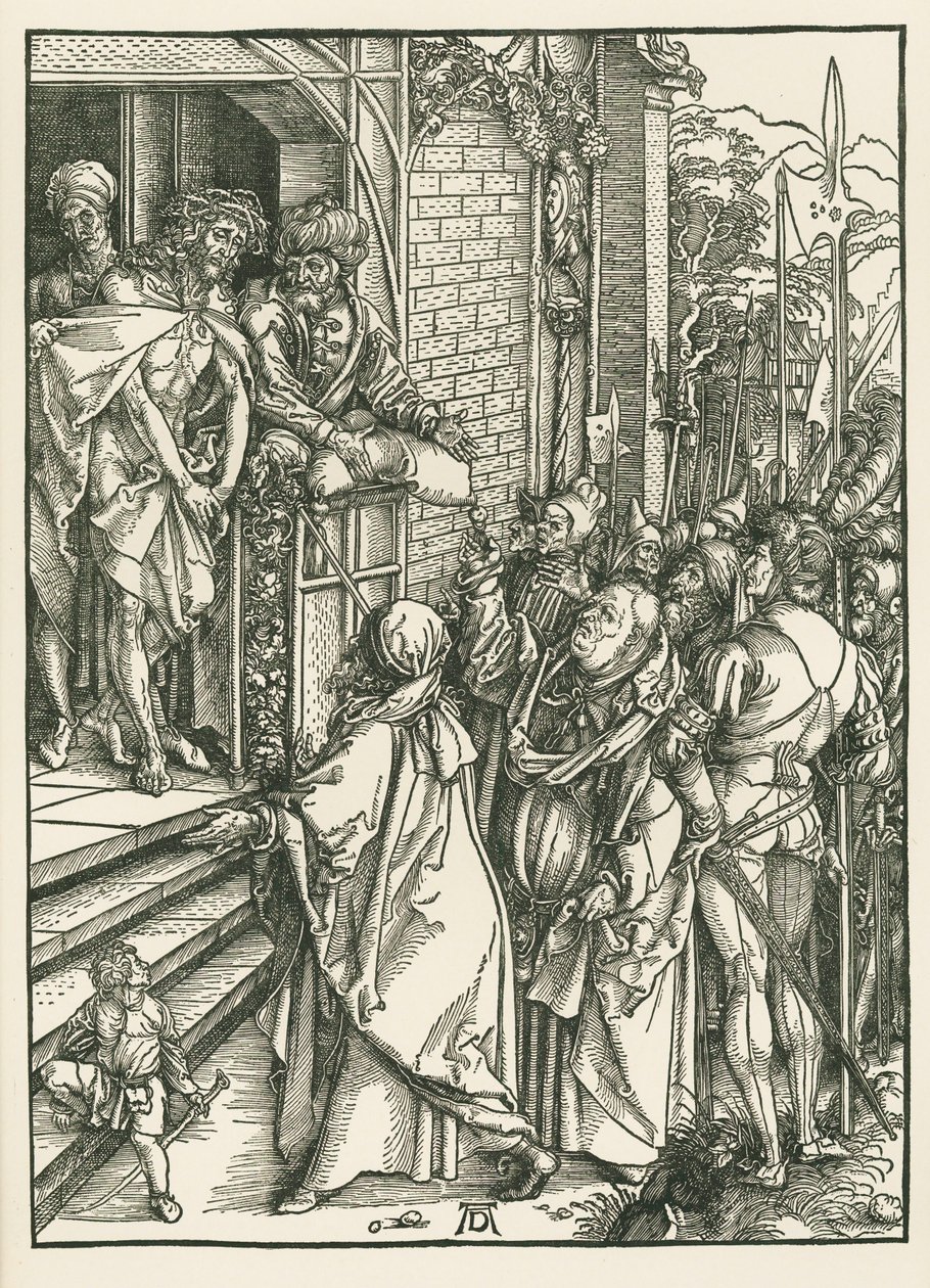 Ecce Homo, c.1498 (xilogravura) de Albrecht Dürer or Duerer
