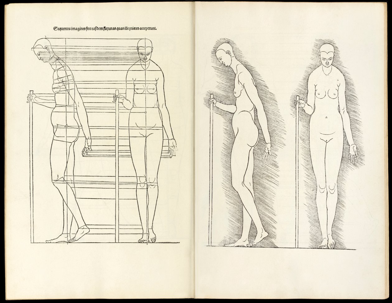 Hierinn são quatro livros de proporção humana, 1528 de Albrecht Dürer