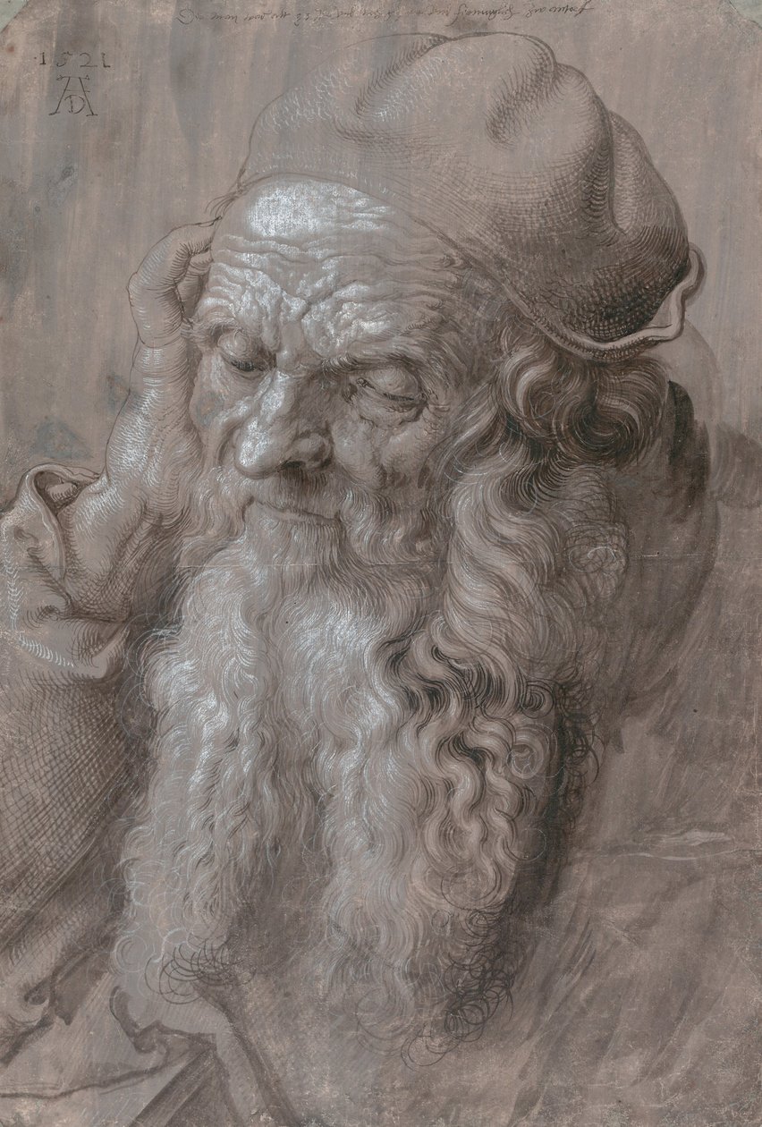 Chefe de um homem velho de Albrecht Dürer