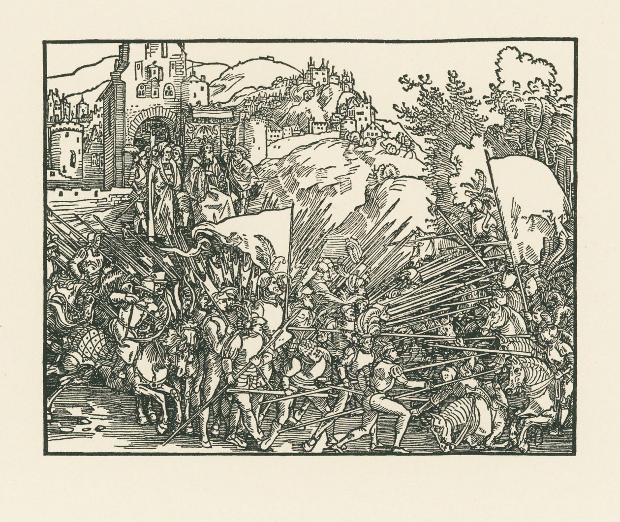 Holofernes contra os judeus de Albrecht Dürer or Duerer