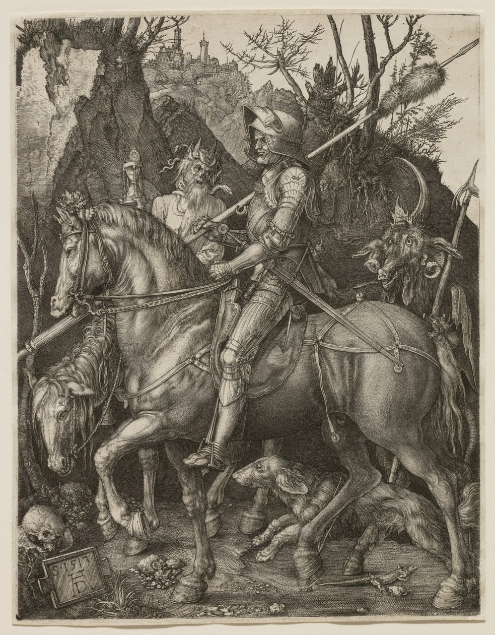 Cavaleiro, Morte e o Diabo de Albrecht Dürer