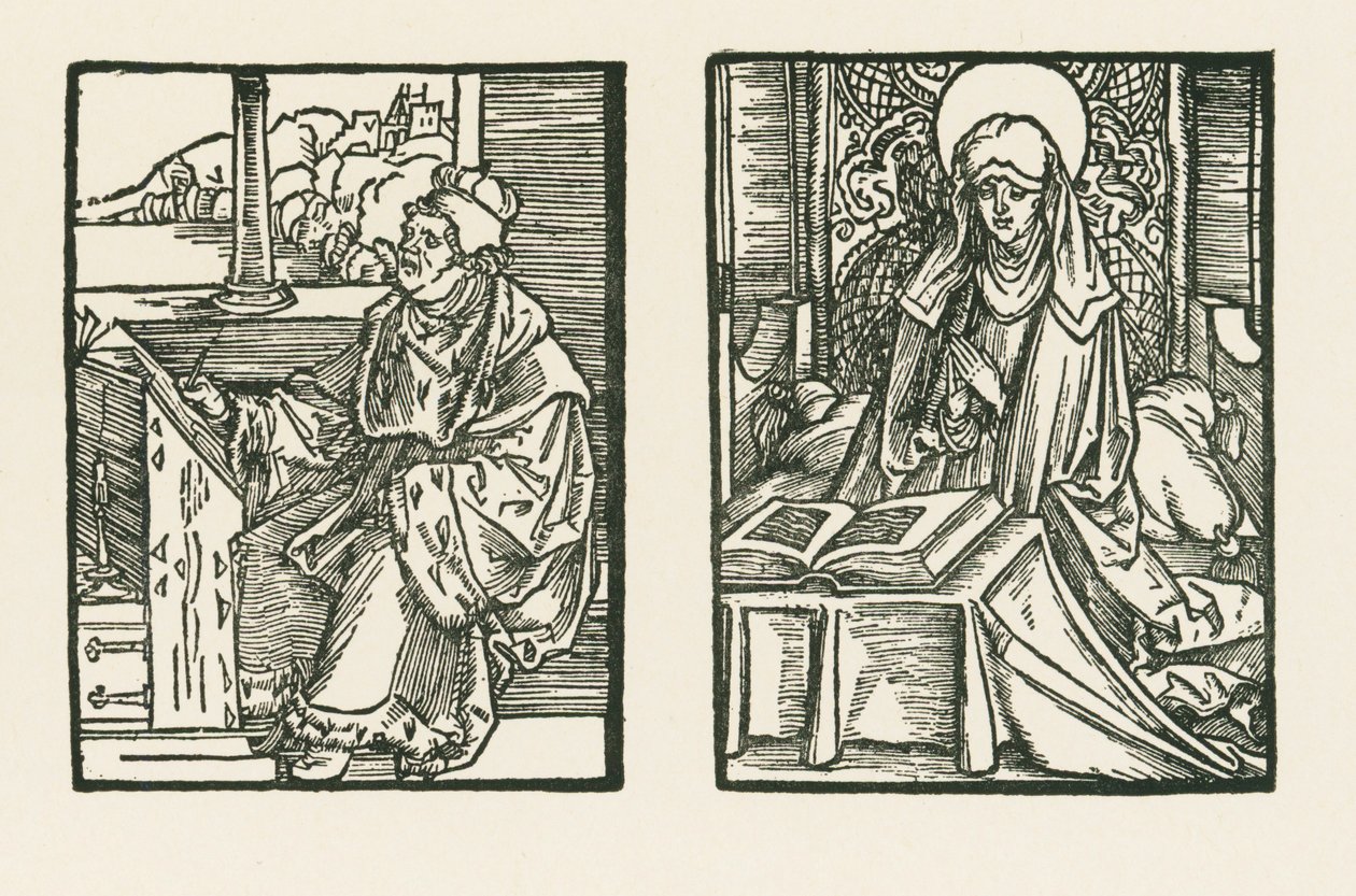 Magister Matthias, cónego de Linkoeping e de Santa Bígitta de Albrecht Dürer or Duerer