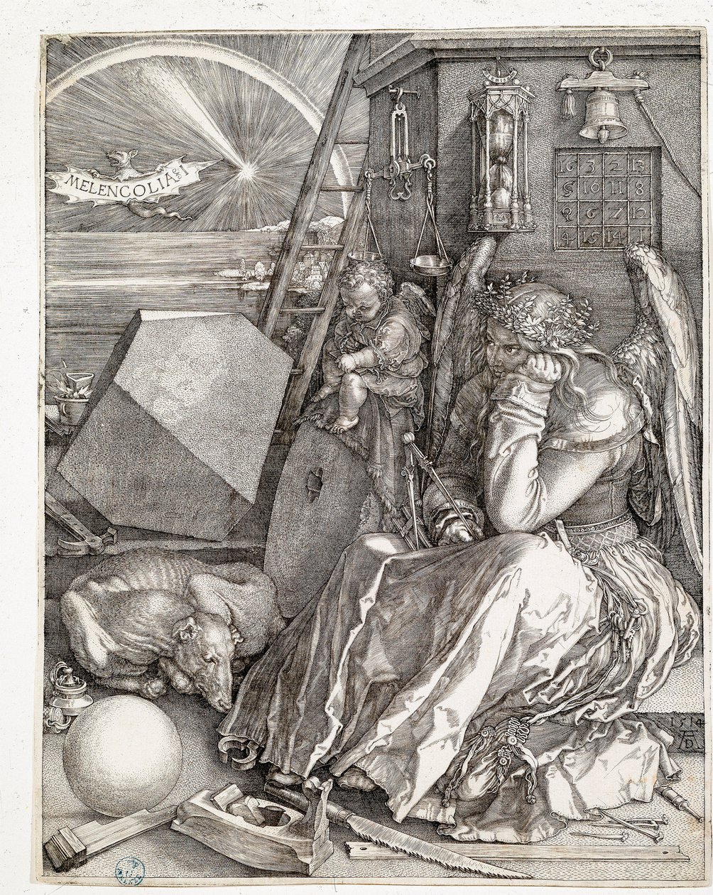 Melancholia I (Gravura de Albrecht Dürer