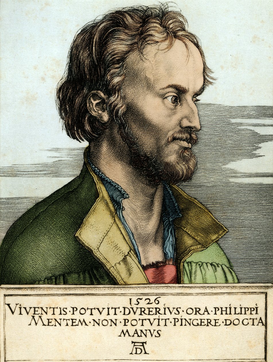 Retrato de Filippo MELANTON (gravura) de Albrecht Dürer