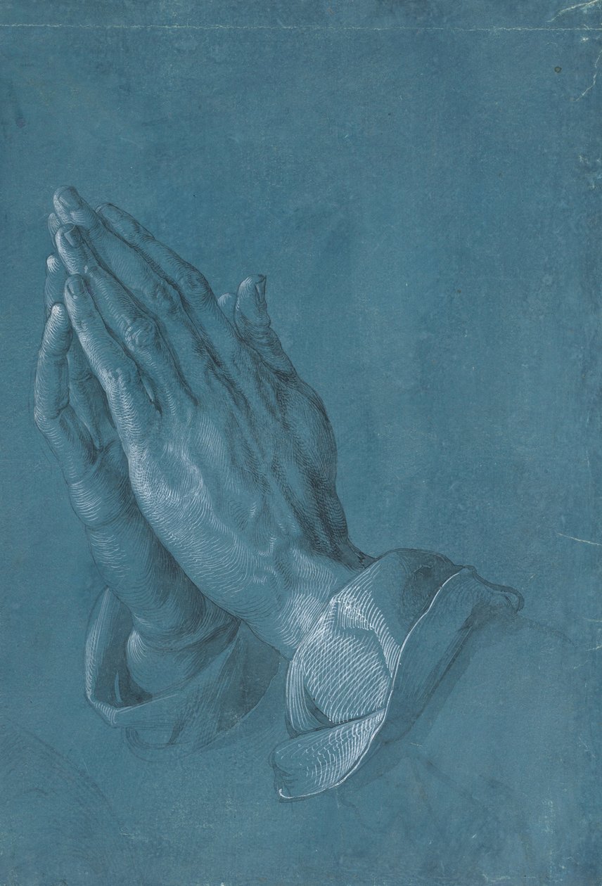 Orando com as mãos de Albrecht Dürer