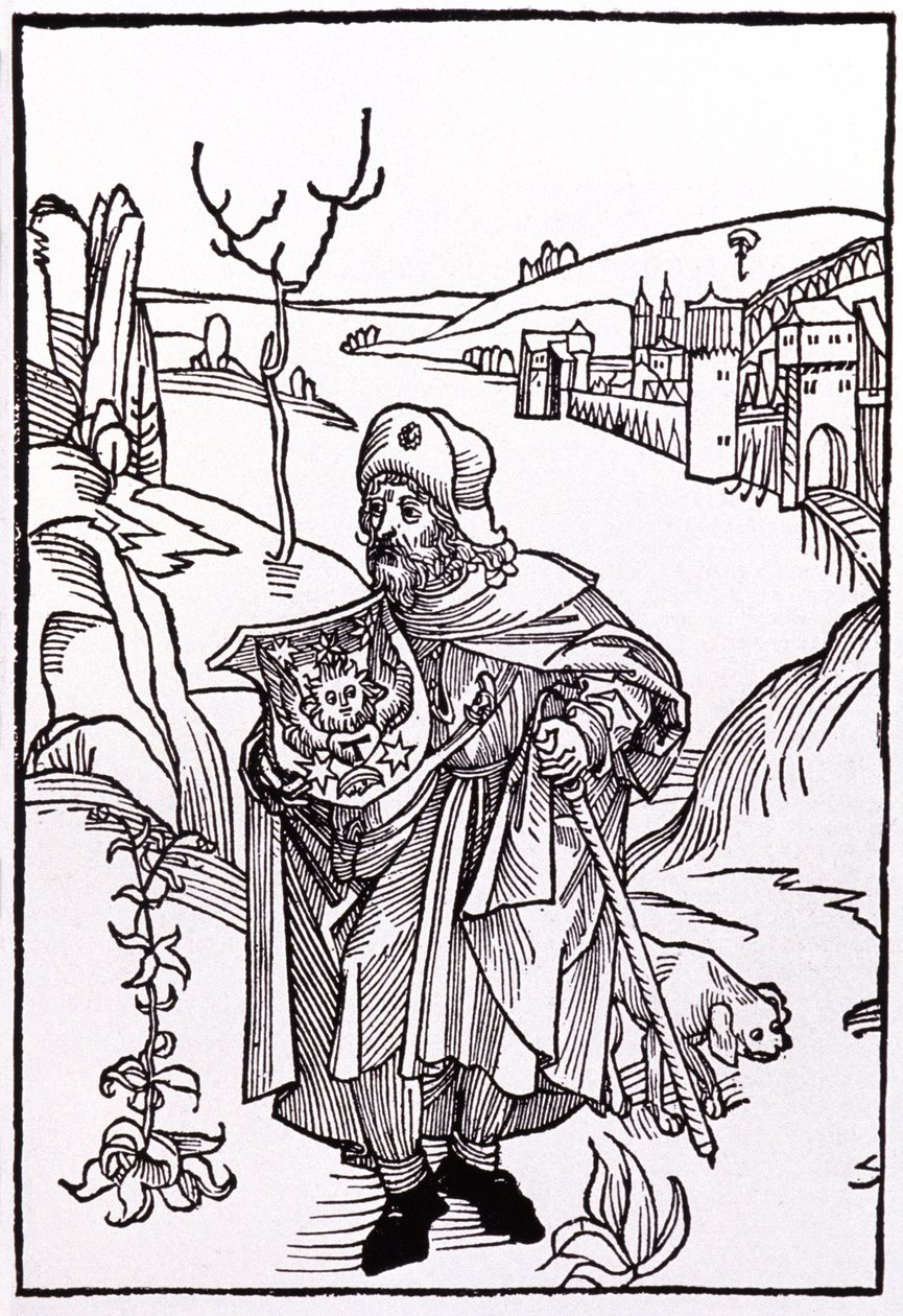 Santiago de Compostela. 1489 (gravura) de Albrecht Dürer