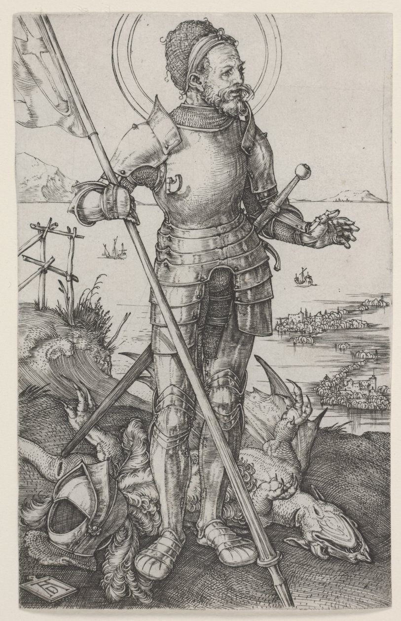 St. George on Foot de Albrecht Dürer
