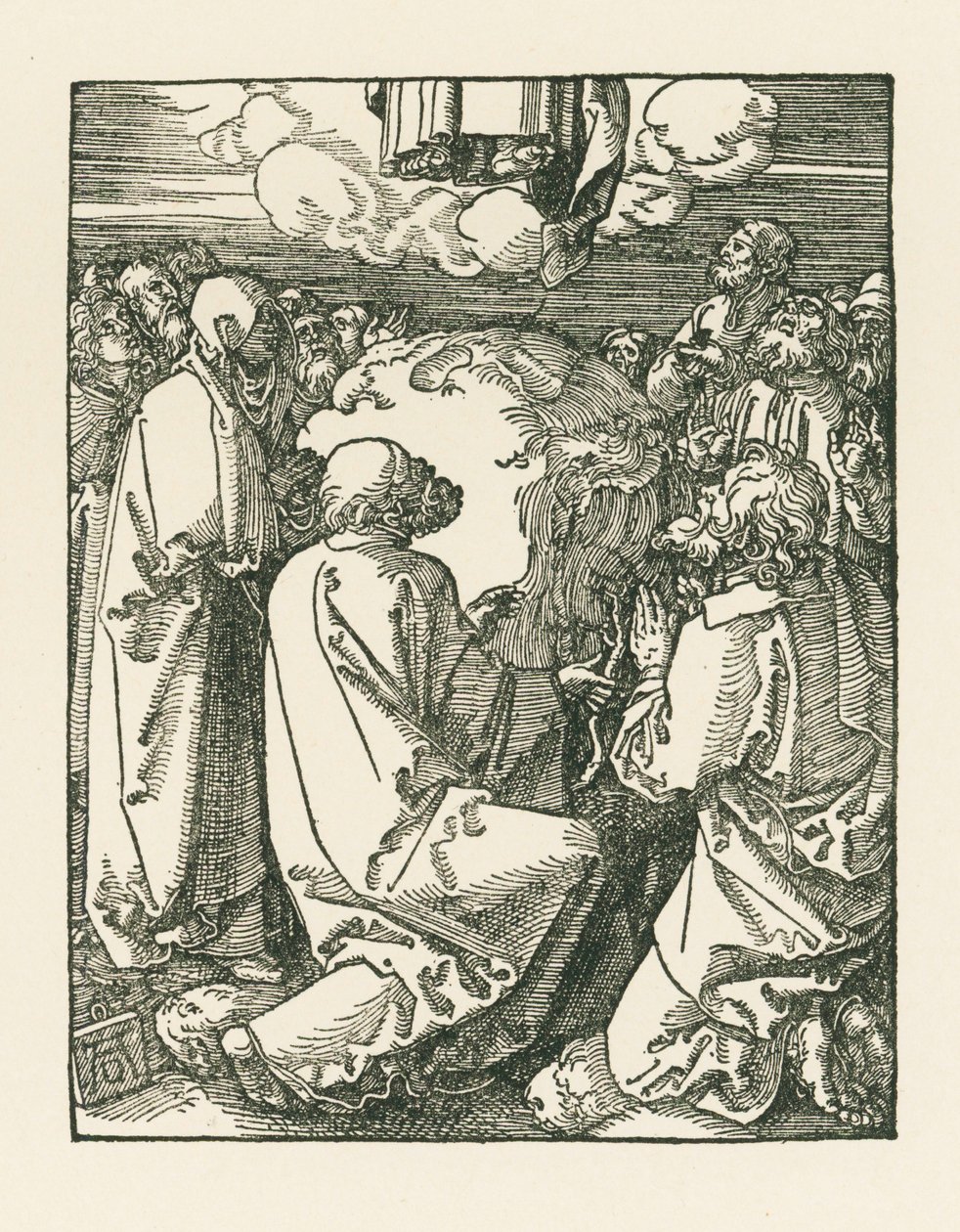 A Ascensão, c.1510 (xilogravura) de Albrecht Dürer or Duerer