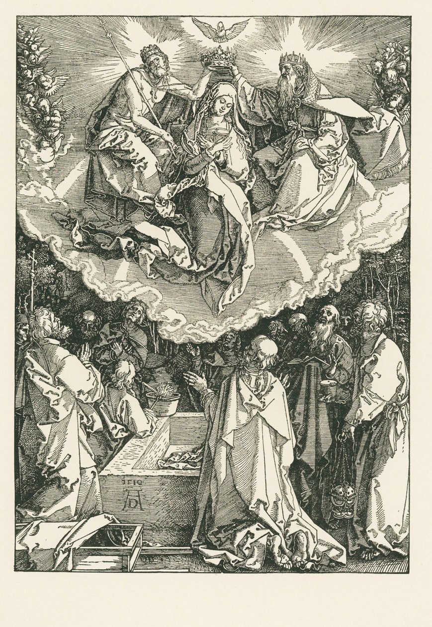 A Assunção e a Coroação da Virgem de Albrecht Dürer or Duerer
