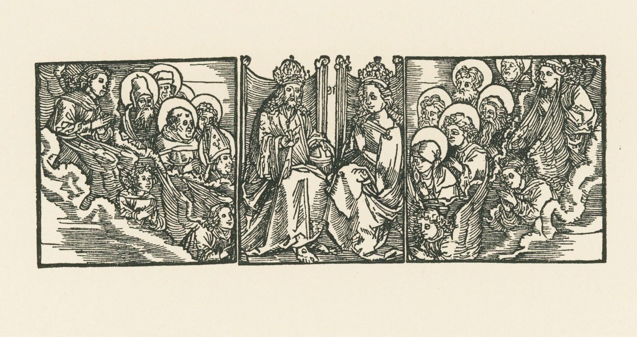 A Coroação da Virgem de Albrecht Dürer or Duerer