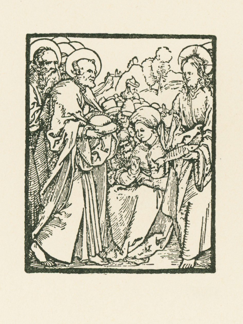 A alimentação dos cinco mil de Albrecht Dürer or Duerer