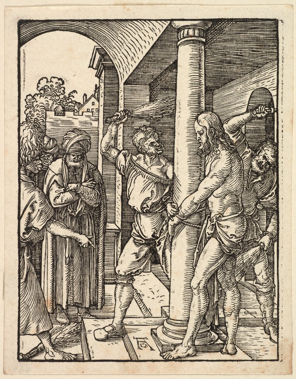 A Flagelação, 1509-11 de Albrecht Dürer