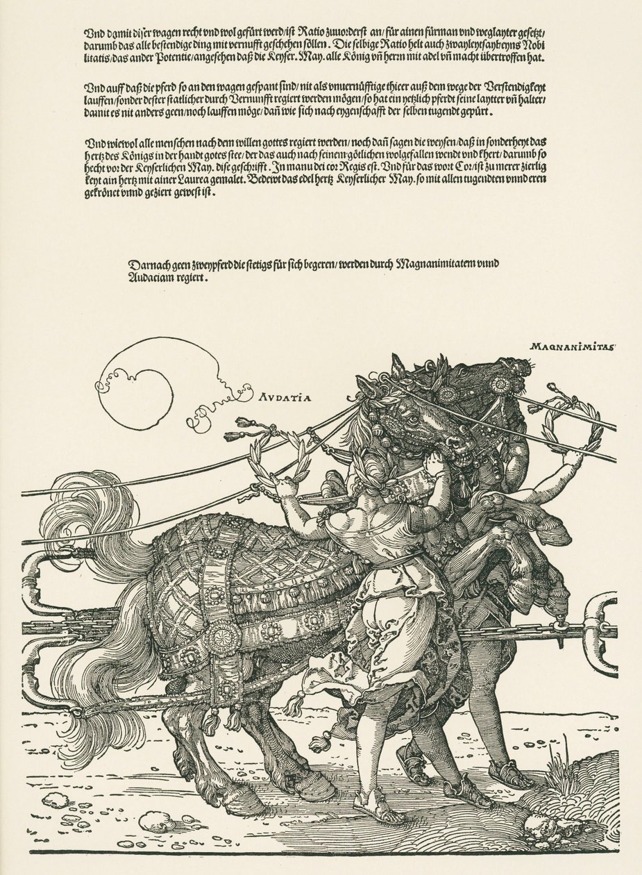 O Grande Carro Triunfal de Albrecht Dürer or Duerer