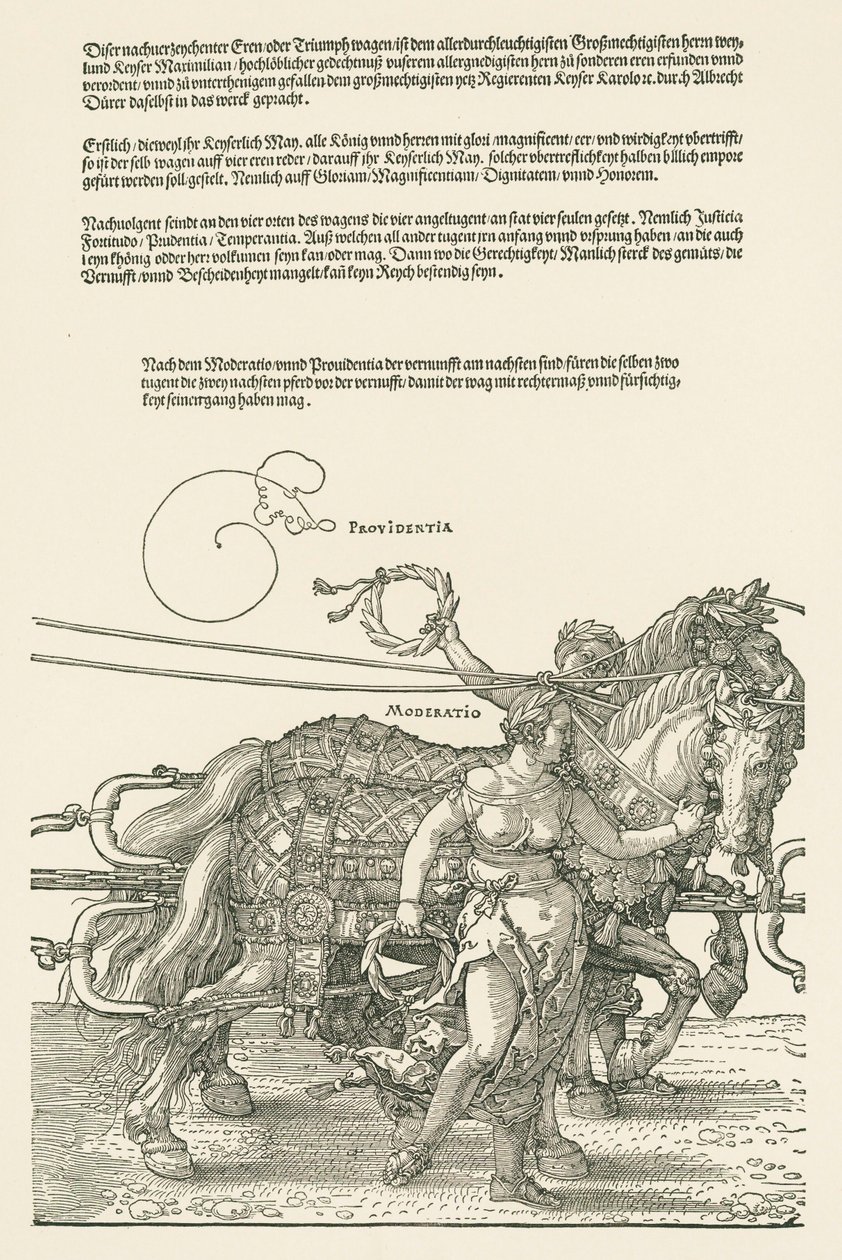 O Grande Carro Triunfal de Albrecht Dürer or Duerer