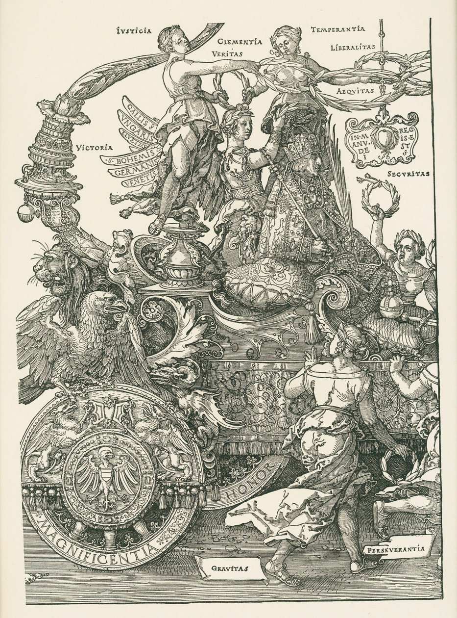 O Grande Carro Triunfal de Albrecht Dürer or Duerer