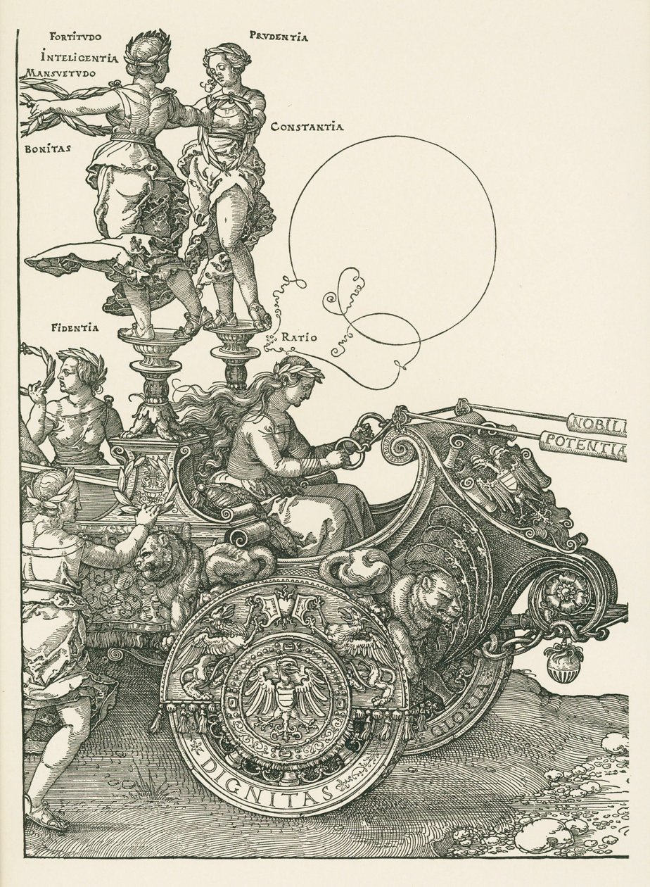 O Grande Carro Triunfal de Albrecht Dürer or Duerer