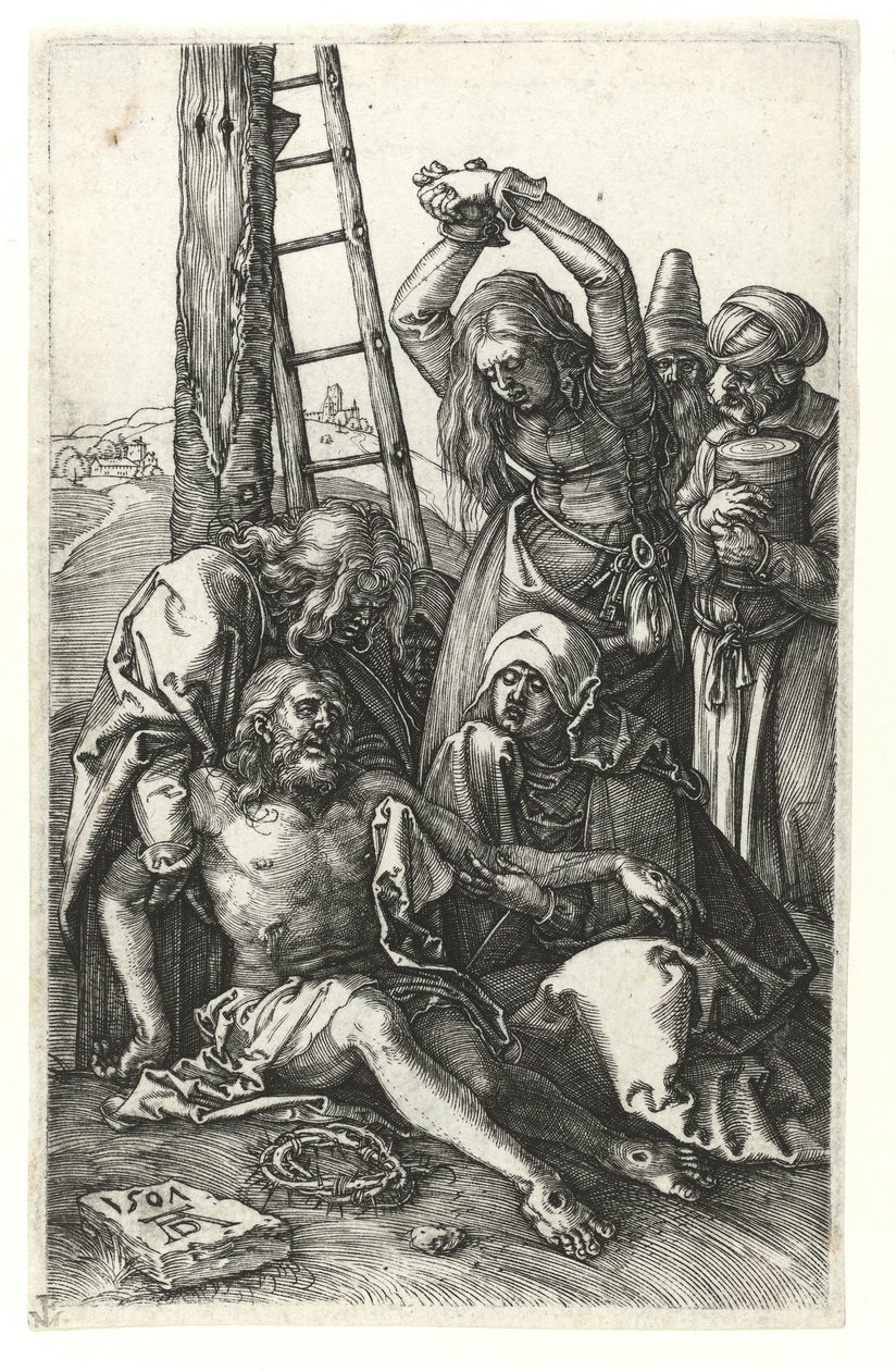 A Lamentação de Cristo de Albrecht Dürer