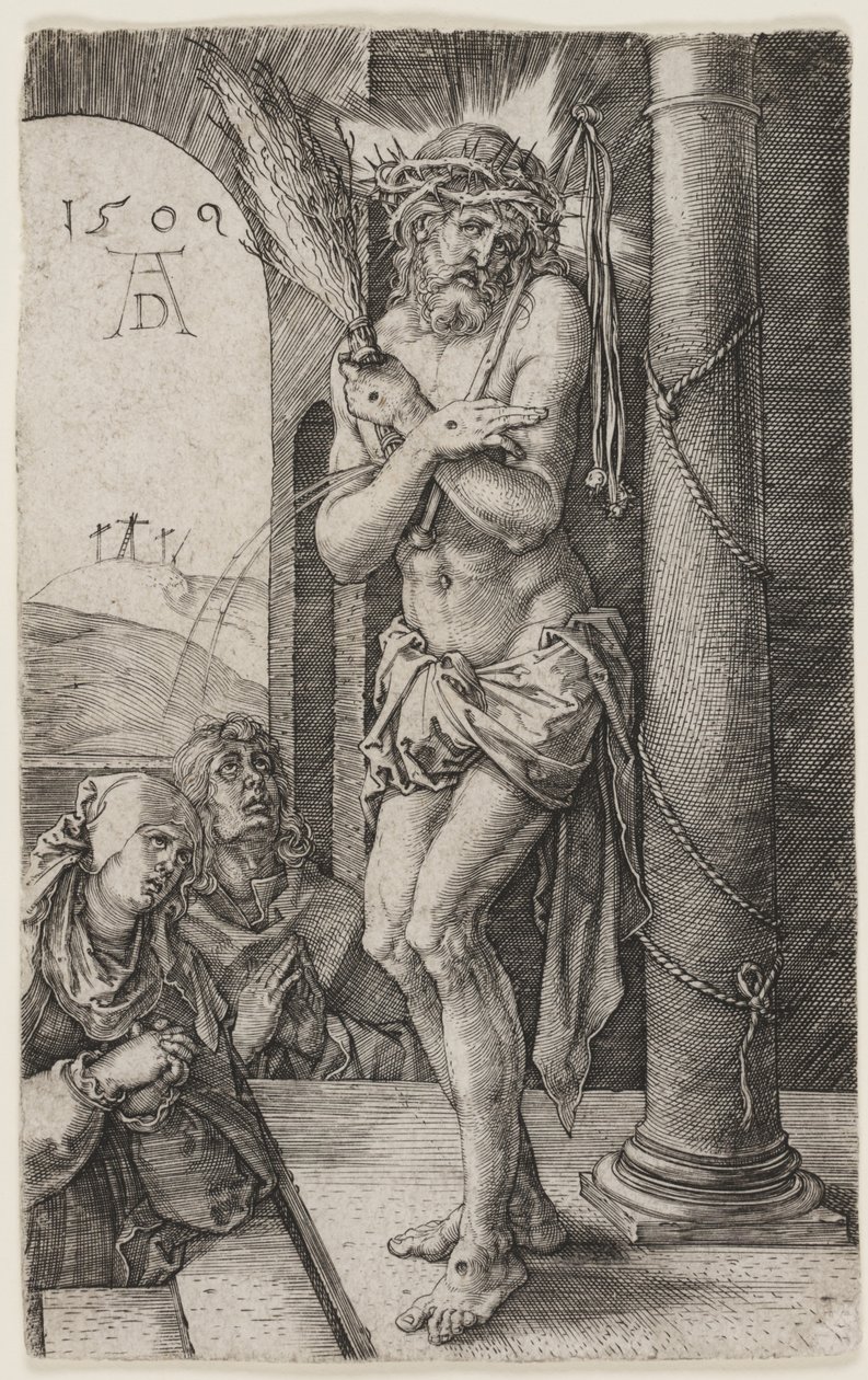 O Homem das Dores de Pé Junto à Coluna de Albrecht Dürer