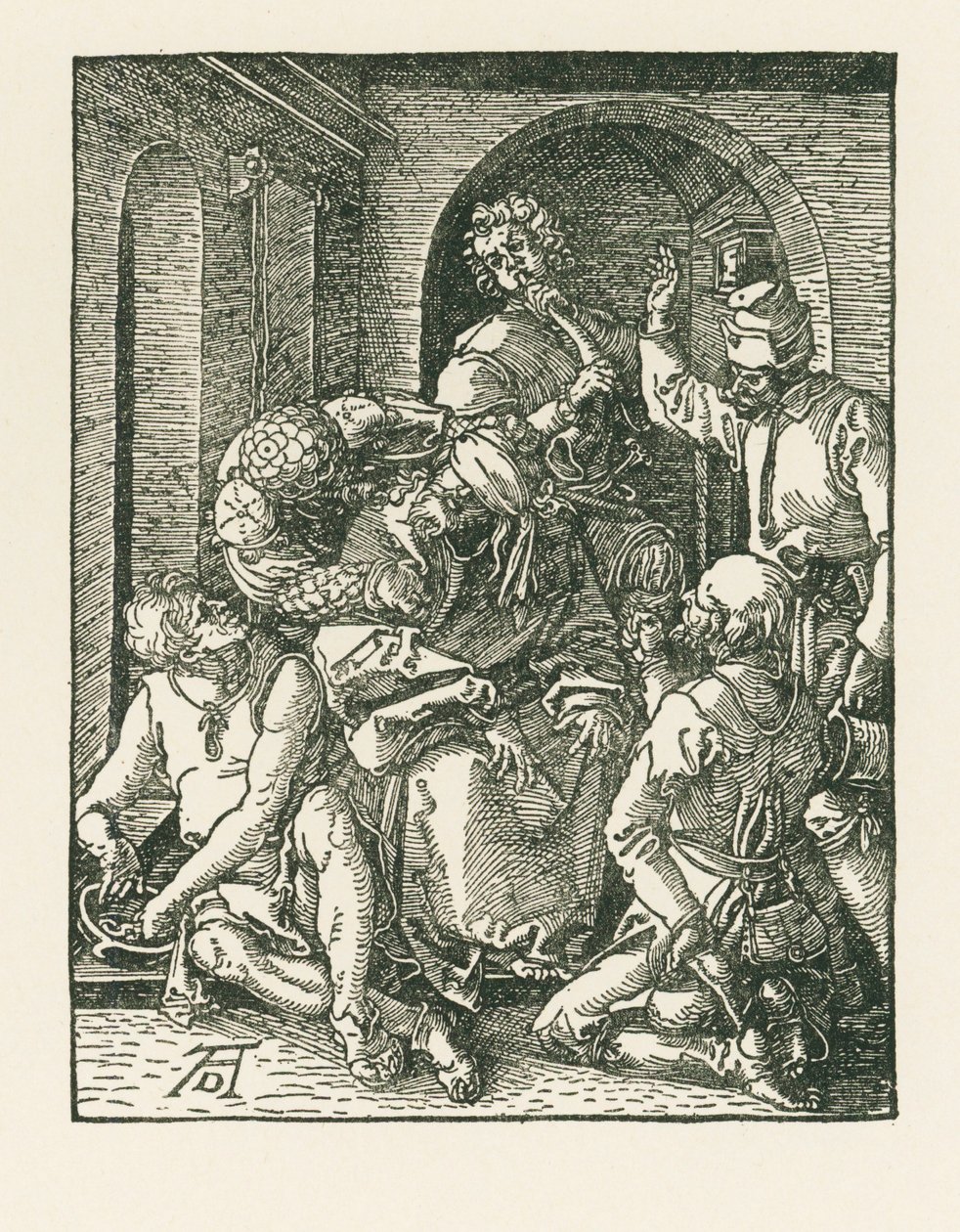 A zombaria de Cristo, c.1508-09 (xilogravura) de Albrecht Dürer or Duerer