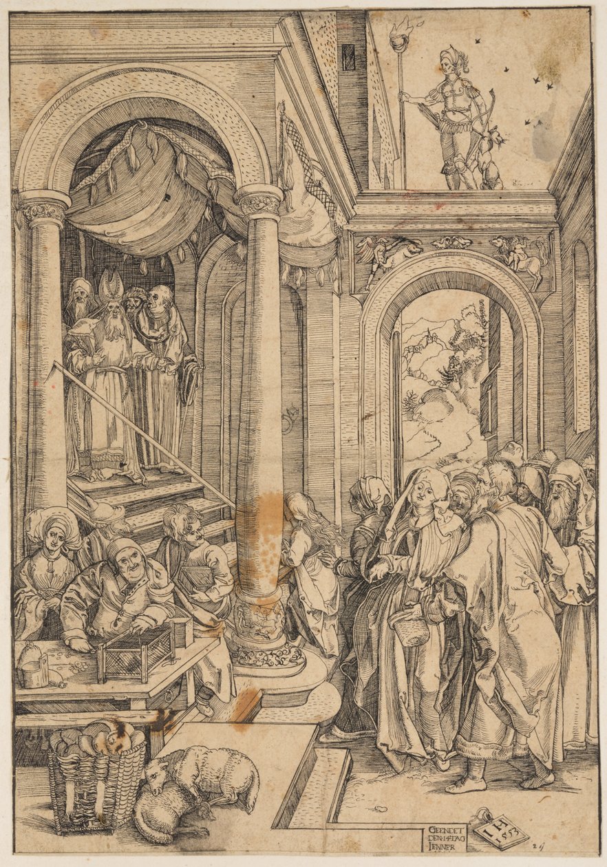 A Apresentação da Virgem no Templo de Albrecht Dürer