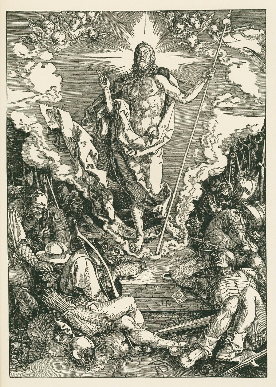A ressurreição de Cristo de Albrecht Dürer or Duerer