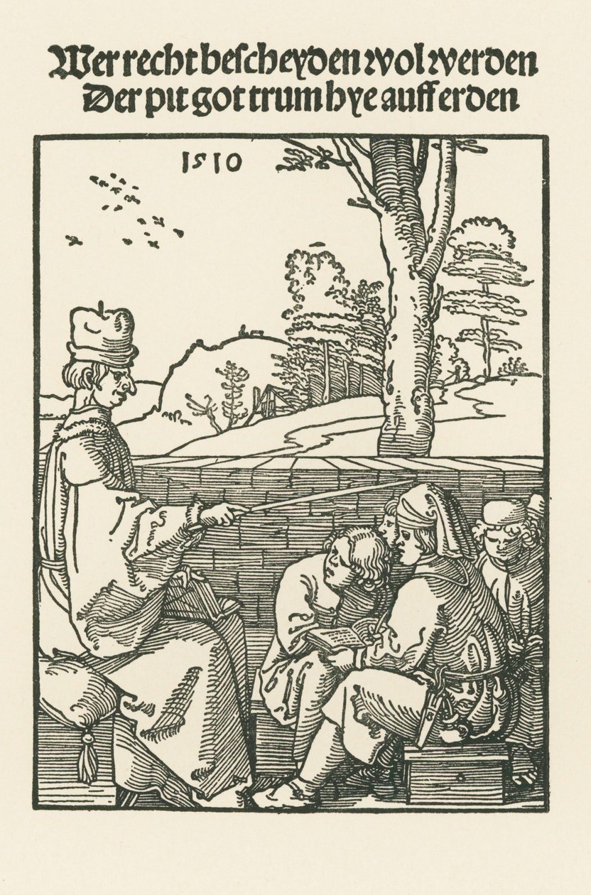 O diretor da escola de Albrecht Dürer or Duerer