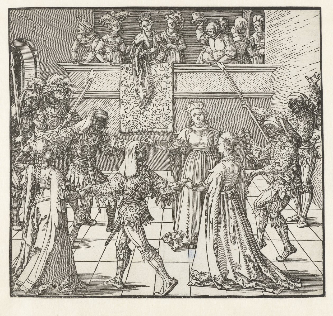 A dança da tocha de Albrecht Dürer or Duerer