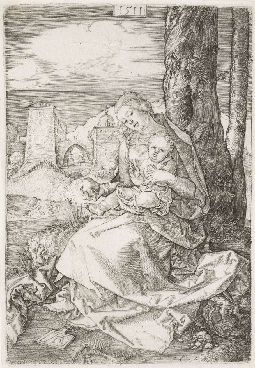 A Virgem e a Criança com a Pêra de Albrecht Dürer