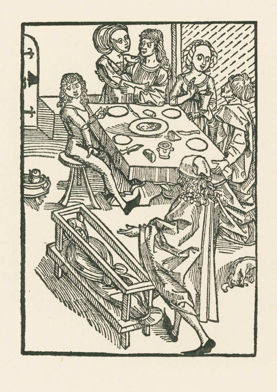 As alegrias do mundo e o aviso da morte de Albrecht Dürer or Duerer