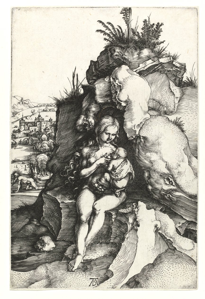A penitência de São João Crisóstomo, 1496 de Albrecht Dürer
