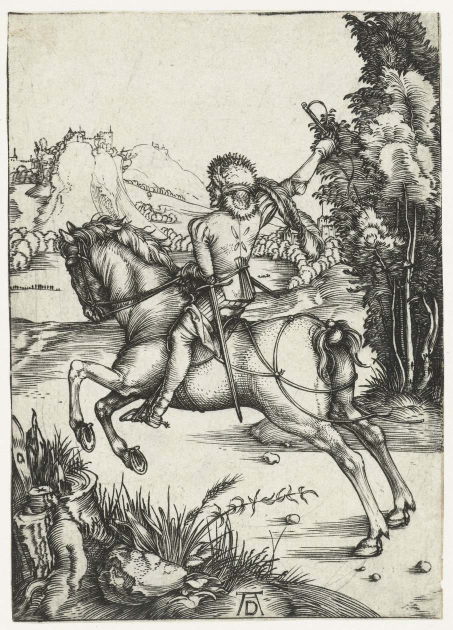 O pequeno estafeta de Albrecht Dürer or Duerer