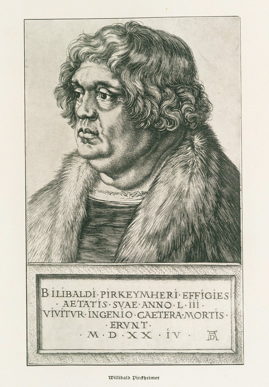 Willibald Pirckheimer de Albrecht Dürer or Duerer