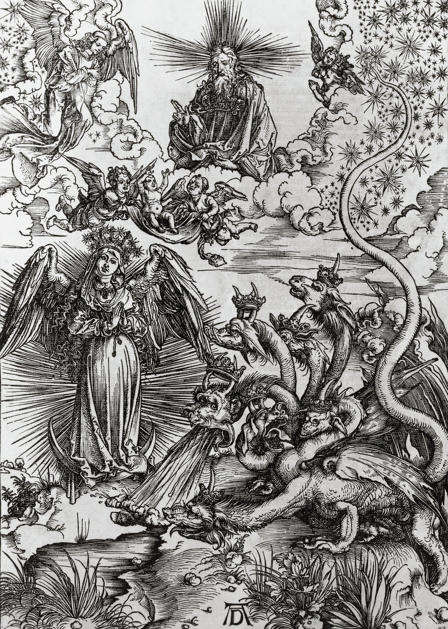 Mulher do Apocalipse e dragão de sete cabeças, Apocalipse de Albrecht Dürer